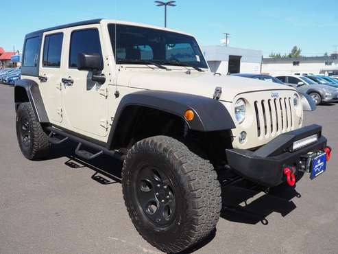 2016 Jeep Wrangler Unlimited Sport LIFT WHEELS TIRES - cars & trucks... for sale in Bend, OR