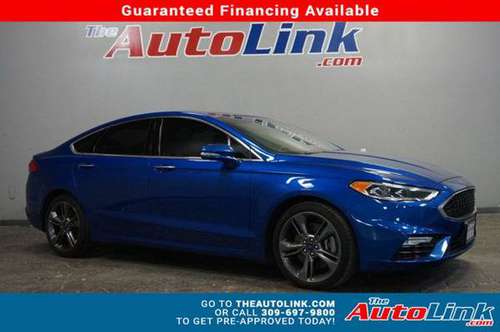 2017 Ford Fusion, Sport Sedan 4D - BLUE for sale in Bartonville, IL