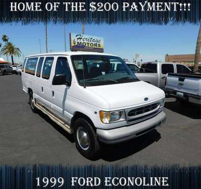 1999 Econoline Van 100, 000 uses choose 1 - Low Rates Available! for sale in Casa Grande, AZ