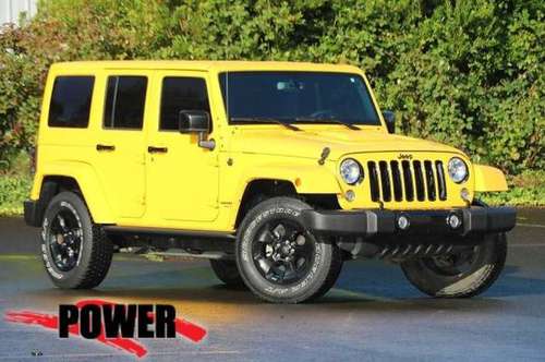 2015 Jeep Wrangler Unlimited 4x4 4WD SUV Altitude Convertible for sale in Newport, OR