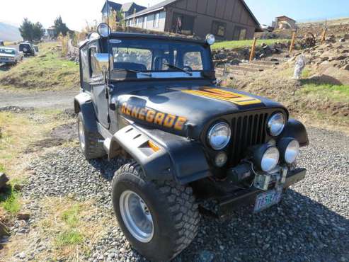 1972 Jeep CJ5 Renegade - cars & trucks - by owner - vehicle... for sale in Dallesport, OR
