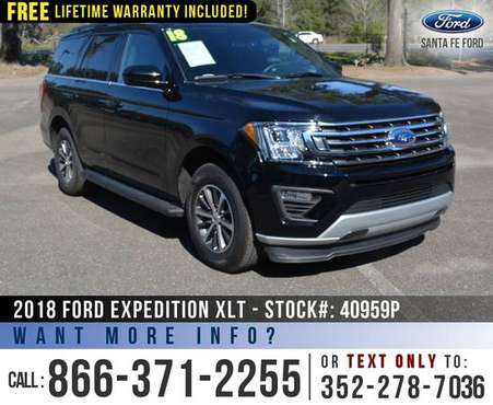2018 FORD EXPEDITION XLT SiriusXM, Running Boards, Leather for sale in Alachua, FL