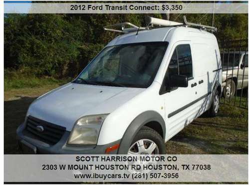 2012 Ford Transit Connect Cargo Van XL 4dr Mini w/o Side and Rear... for sale in Houston, TX