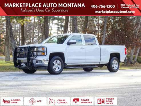 2015 CHEVROLET SILVERADO 1500 CREW CAB 4x4 4WD Chevy Truck LT PICKUP... for sale in Kalispell, MT