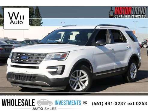 2016 Ford Explorer SUV XLT (Oxford White) for sale in Van Nuys, CA