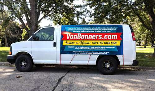 Wraps are tacky... Advertise with a VanBanner and beat the Wrap...... for sale in Phoenix, AZ