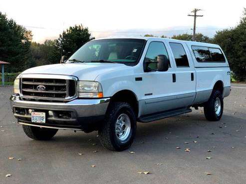 2002 Ford F-350 F350 F 350 DIESEL 7.3 ENGINE CREW CAB LONG BED F-350... for sale in Gladstone, OR