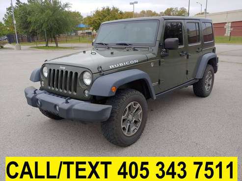 2016 JEEP WRANGLER RUBICON LOW MILES! 4X4! LEATHER! NAV! CLEAN... for sale in Norman, TX