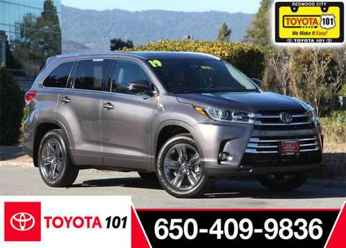 2019 Toyota Highlander AWD 4D Sport Utility / SUV Limited - cars &... for sale in Redwood City, CA