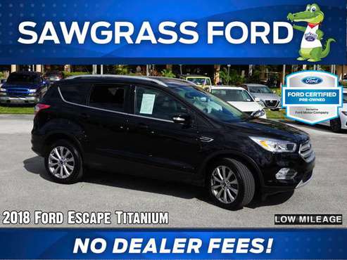 2018 Ford Escape Titanium - Stock # 83593B Financing available -... for sale in Sunrise, FL