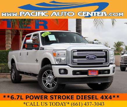 2016 Ford F-250 F250 Platinum Crew Cab 4WD Short Bed Diesel 36204 for sale in Fontana, CA