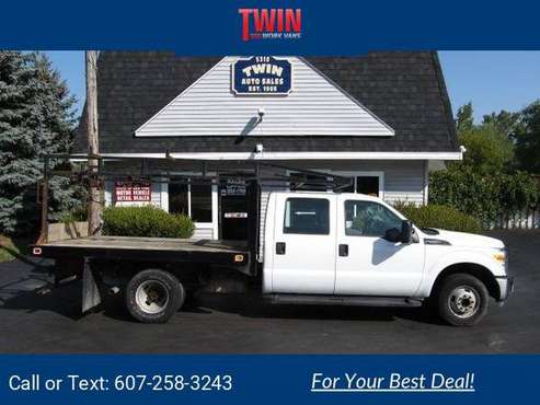 2014 Ford Super Duty F350 DRW XL FLATBED pickup Oxford White - cars for sale in Spencerport, NY