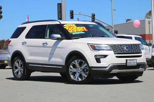 2018 Ford Explorer White GO FOR A TEST DRIVE! - - by for sale in Seaside, CA