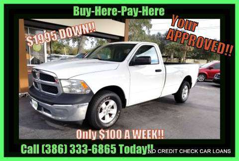 BUY-HERE-PAY-HERE 2013 RAM 1500 HEMI REG CAB - cars & trucks - by... for sale in New Smyrna Beach, FL