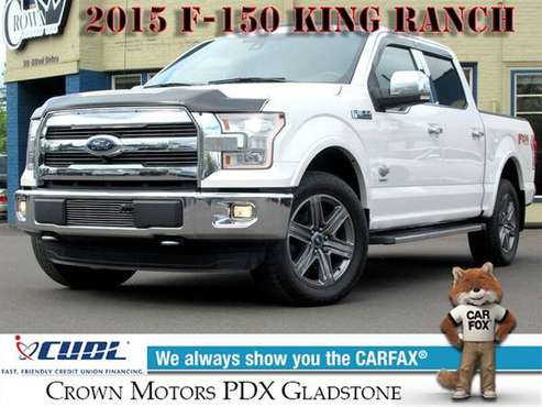 2015 Ford F150 King Ranch FX4 Twin Panel Moon Roof Loaded - cars & for sale in Gladstone, OR