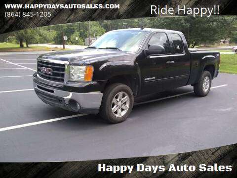 2011 GMC Sierra 1500 SLE 4x2 4dr Extended Cab 8 ft. bed Back up... for sale in Piedmont, SC