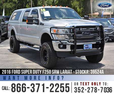 2016 Ford Super Duty F250 SRW Lariat *** Remote Start, Leather, SYNC * for sale in Alachua, AL