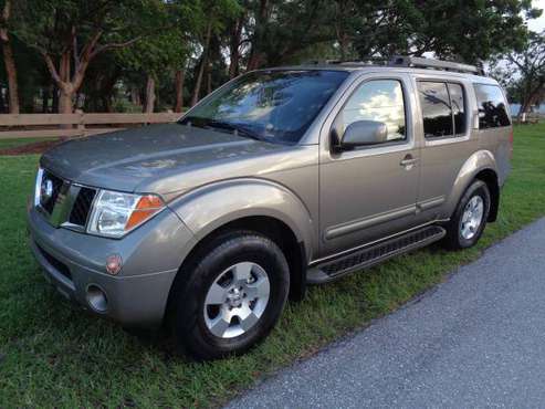 2005 NISSAN PATHFINDER LE DARK GRAY W/ TAN LEATHER & 3 ROLL SEAT GC... for sale in Jacksonville, FL