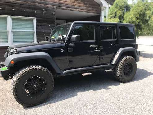 2014 Jeep Wrangler Unlimited Black 4WD Four Door for sale in Quogue, NY