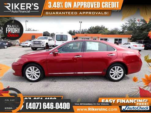 $145/mo - 2011 Lexus ES 350 - 100 Approved! - cars & trucks - by... for sale in Kissimmee, FL