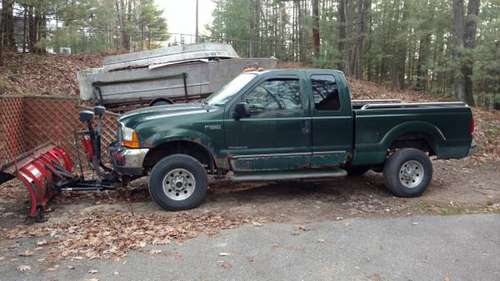 2000 F350 7.3L diesel and plow - cars & trucks - by owner - vehicle... for sale in Traverse City, MI