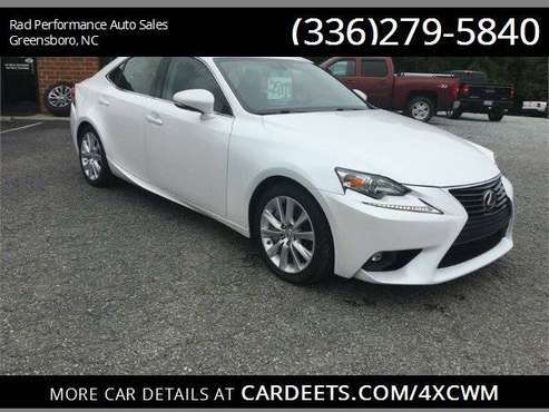 2016 LEXUS IS 200T - - by dealer - vehicle automotive for sale in Greensboro, NC