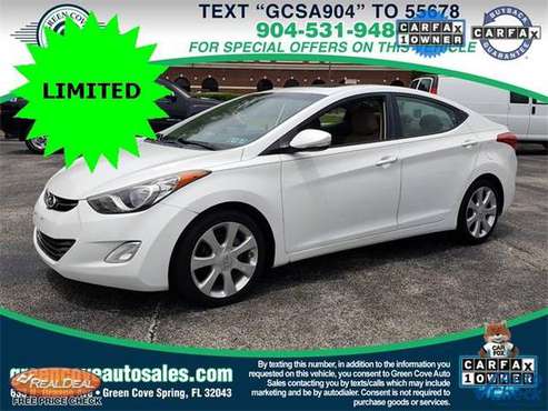2012 Hyundai Elantra Limited The Best Vehicles at The Best Price! for sale in Green Cove Springs, FL