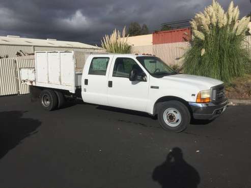2000 Ford F-350 Crewcab Dually Flatbed W/ Sides for sale in Napa, CA