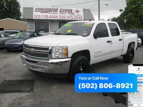 2013 Chevrolet Chevy Silverado 1500 LT 4x2 4dr Crew Cab 5.8 ft. SB... for sale in Louisville, KY