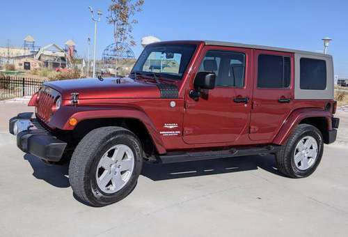 2010 Jeep Wrangler 4WD Unlimited Sahara - cars & trucks - by owner -... for sale in Derby, KS