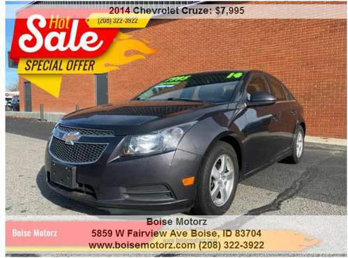 2014 Chevrolet Cruze 1LT ~~~~~LIKE NEW~~~~~~~GREAT ON GAS~~~~~~~~~ -... for sale in Boise, ID