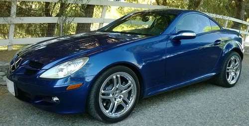 Rare Orion Blue Gorgeous Mercedes SLK350 ONLY 130 for year! - cars & for sale in Palm Harbor, FL