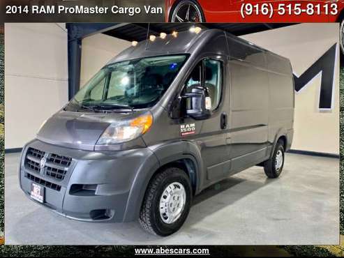 2014 RAM PROMASTER CARGO VAN 1500 HIGH ROOF 136 WB - cars & trucks -... for sale in Sacramento , CA