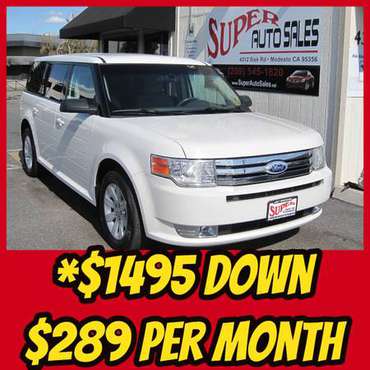 *$1495 Down *$289 Per Month on this 2011 FORD FLEX 7-PASSENGER for sale in Modesto, CA