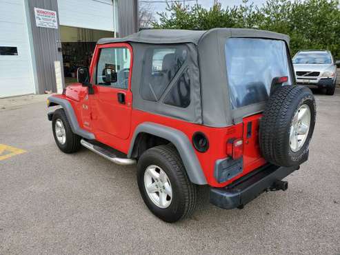 2005 Jeep Wrangler X - cars & trucks - by dealer - vehicle... for sale in Ashland , MA