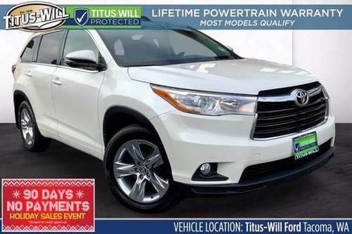 2016 Toyota Highlander AWD All Wheel Drive Limited SUV - cars &... for sale in Tacoma, WA