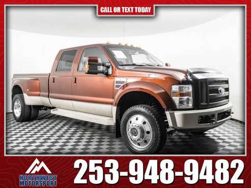 2008 Ford F-450 Lariat King Ranch Dually 4x4 - - by for sale in PUYALLUP, WA