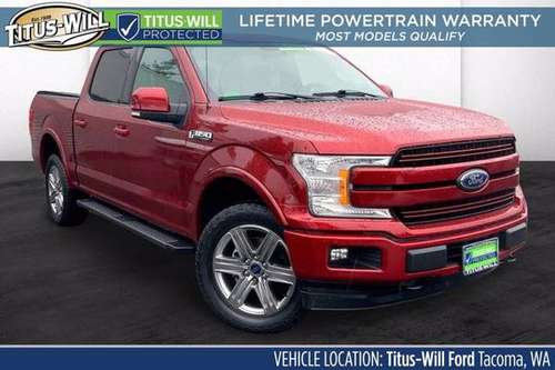 2018 Ford F-150 4x4 4WD F150 Truck LARIAT Crew Cab for sale in Tacoma, WA