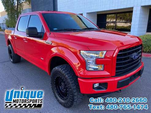 2016 FORD F-150 CREW CAB SPORT ~ LEVELED ~ 4X4 ~ 3.5L ECOBOOST TRUCK... for sale in Tempe, AZ