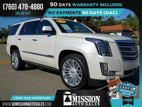 2015 Cadillac Escalade Platinum FOR ONLY $567/mo! - cars & trucks -... for sale in Vista, CA