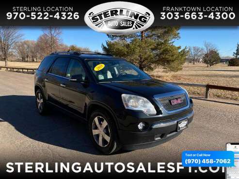 2010 GMC Acadia AWD 4dr SLT1 - CALL/TEXT TODAY! - cars & trucks - by... for sale in Sterling, CO