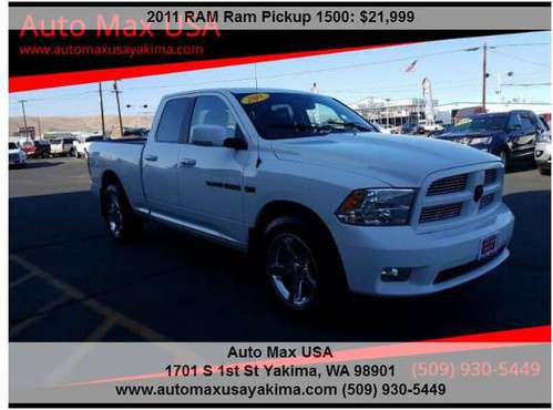 2011 RAM Ram Pickup 1500 Sport 4x4 !!!!!!!!!!!!!!!!! for sale in INTERNET PRICED CALL OR TEXT JIMMY 509-9, WA