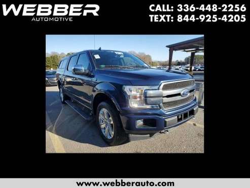 2018 Ford F-150 Platinum 4WD SuperCrew 5 5 Box - - by for sale in Winston Salem, VA