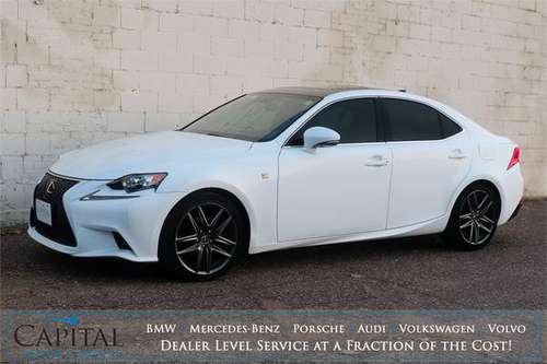 Gorgeous Luxury Sport 2014 Lexus F-Sport IS 250 AWD! - cars & trucks... for sale in Eau Claire, MN