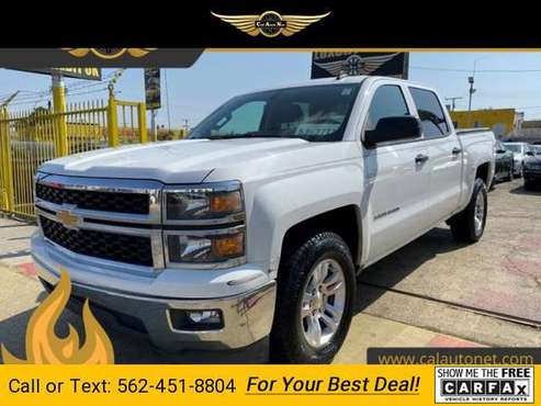2014 Chevy Chevrolet Silverado 1500 LT pickup Summit White for sale in INGLEWOOD, CA