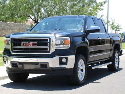 2014 GMC SIERRA Z71 V8 4X4 CREW CAB ONLY 85K MILES! BLACK ON BLACK for sale in El Paso, NM