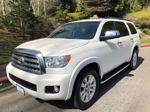 2013 Toyota Sequoia Platinum 4WD - Navi, DVD, Loaded, Clean title for sale in Kirkland, WA