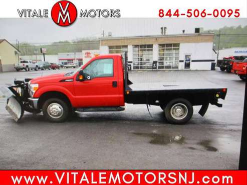 2015 Ford Super Duty F-350 DRW REG CAB 4X4 FLAT BED 40K MILES for sale in south amboy, OH