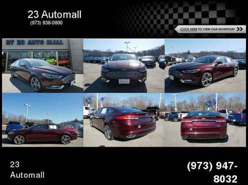 2017 Ford Fusion Platinum - cars & trucks - by dealer - vehicle... for sale in Butler, NJ
