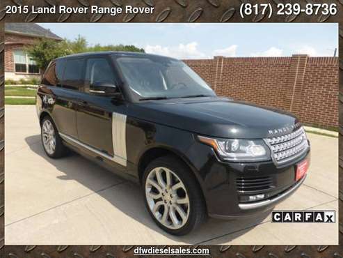 2015 Land Rover Range Rover 4WD V8 Supercharged EVERY EXTRA ADDED... for sale in Lewisville, TX